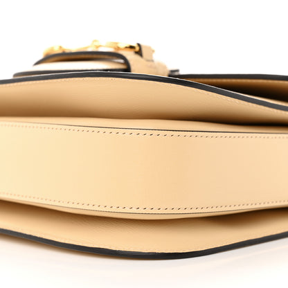 Gucci Azalea Calfskin Horsebit 1955 Shoulder Bag Bubble Tea 10 of 17