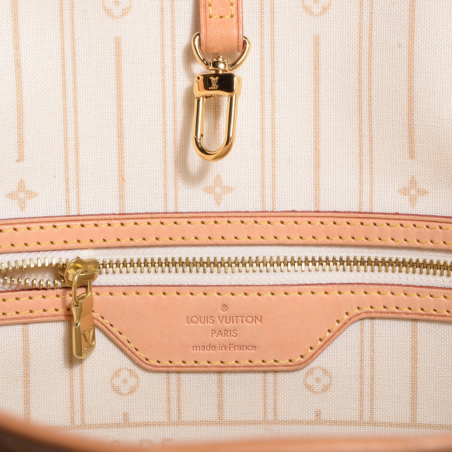 Louis Vuitton Damier Azur Neverfull MM 6 of 7