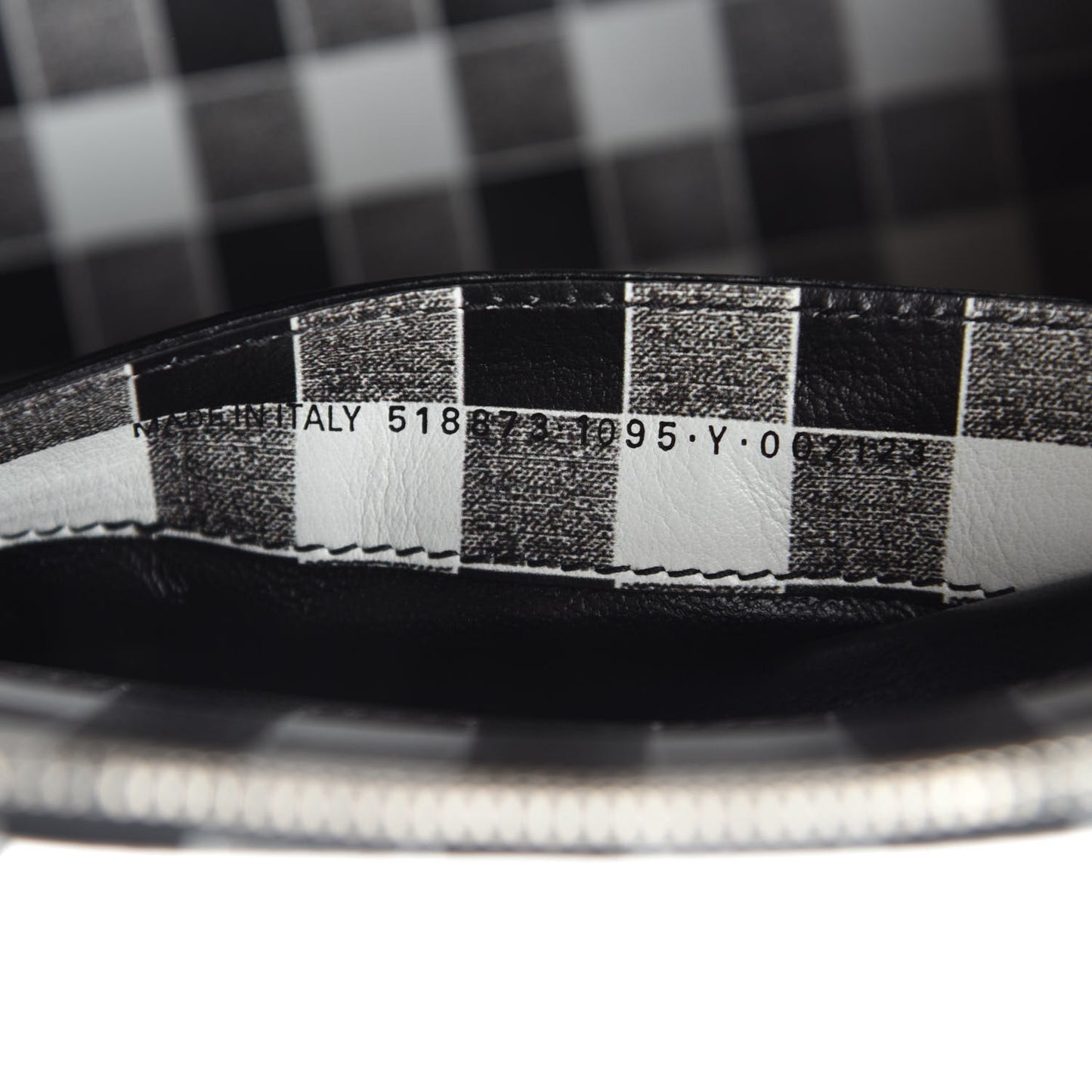 Calfskin Checked S Ville Top Handle Bag Black