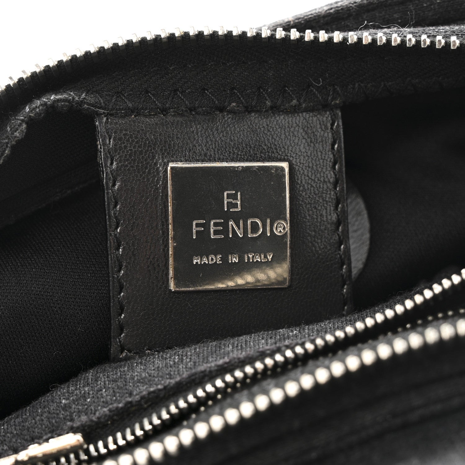 Fendi Jersey Baguette Dark Grey 6 of 12