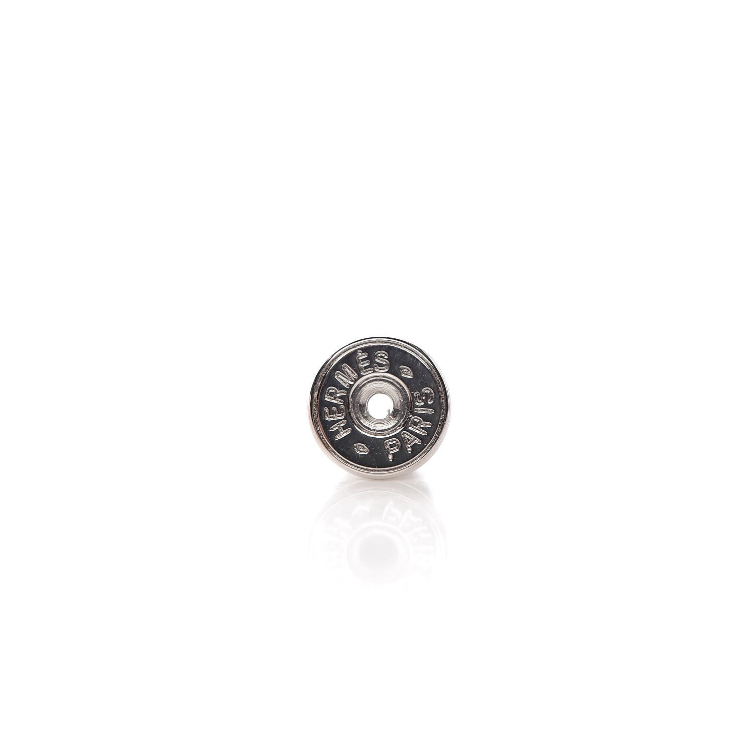 Hermes Palladium Lacquered Pop H Earrings White 4 of 5