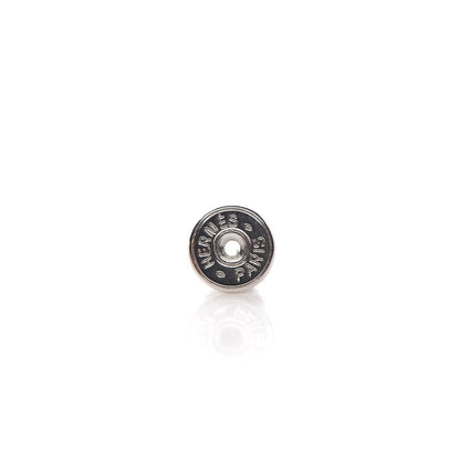 Hermes Palladium Lacquered Pop H Earrings White 4 of 5