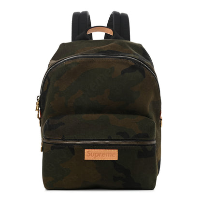 Louis Vuitton X SUPREME Canvas Camouflage Apollo Backpack 1 of 9