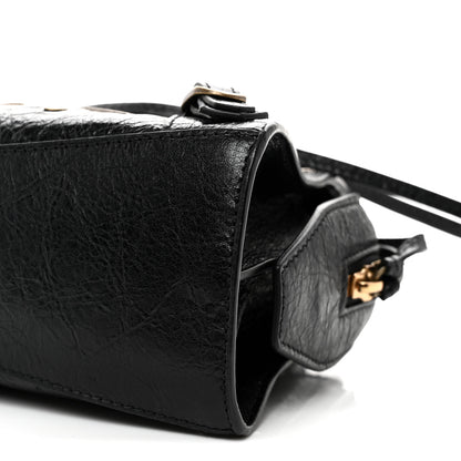 Balenciaga Agneau Neo Classic Hardware Pins Mini City Black 10 of 10