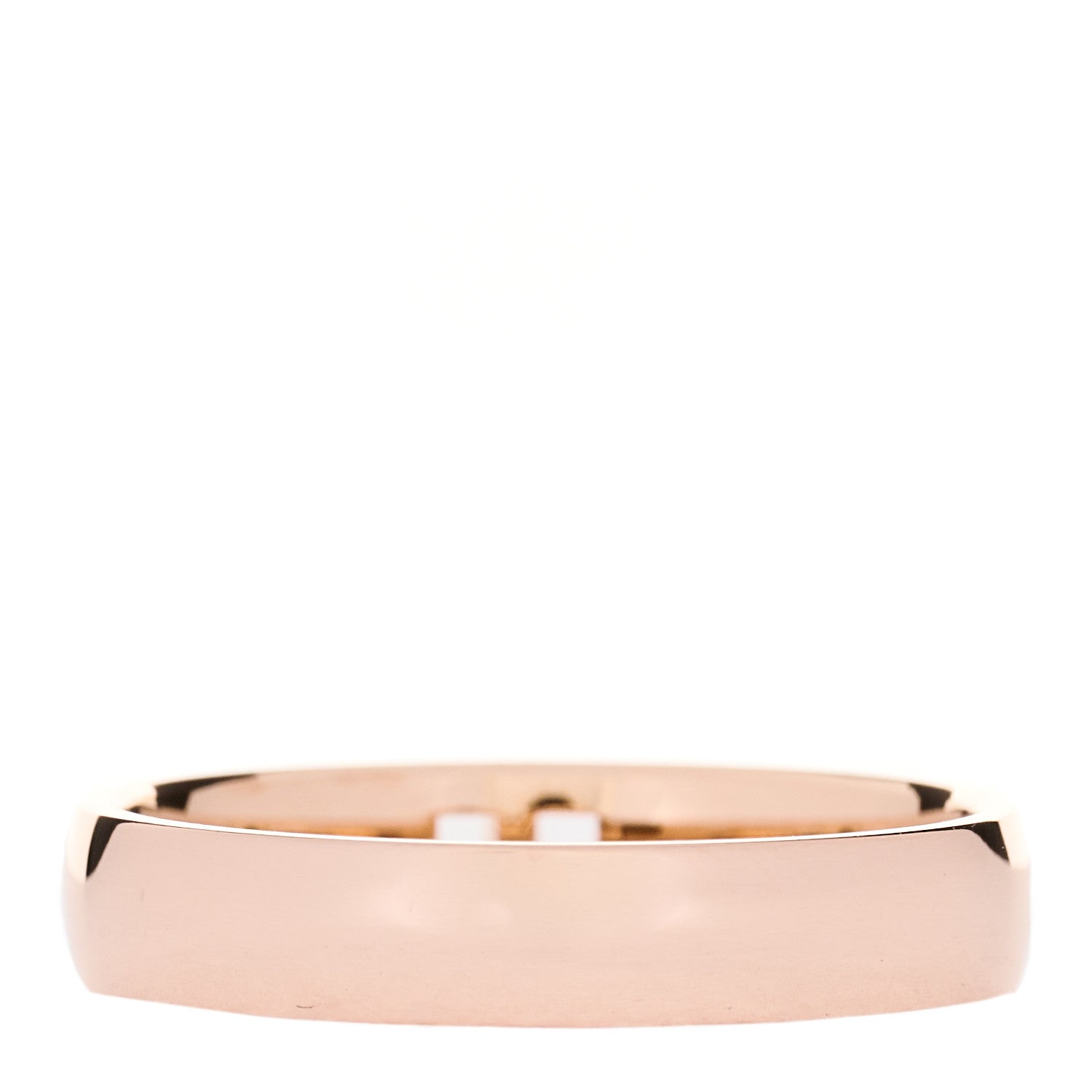 Hermes 18K Rose Gold Diamond Ever Herakles Wedding Band Ring 53 6.5 3 of 5