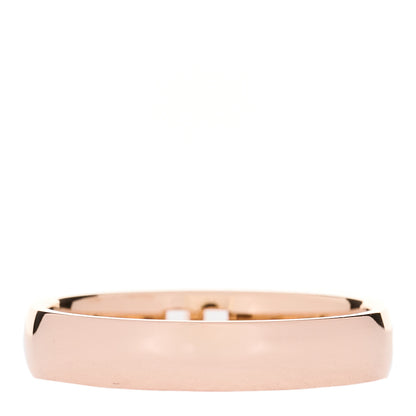 Hermes 18K Rose Gold Diamond Ever Herakles Wedding Band Ring 53 6.5 3 of 5