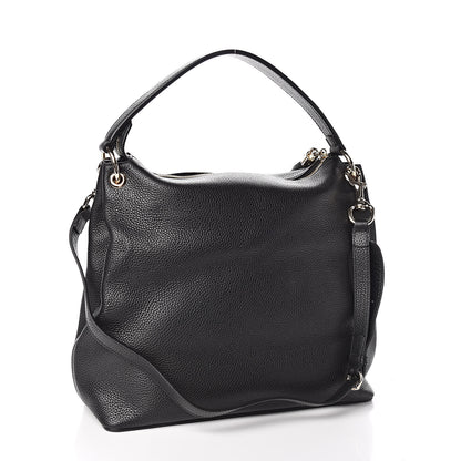 Gucci Pebbled Calfskin Large Soho Hobo Black 3 of 10