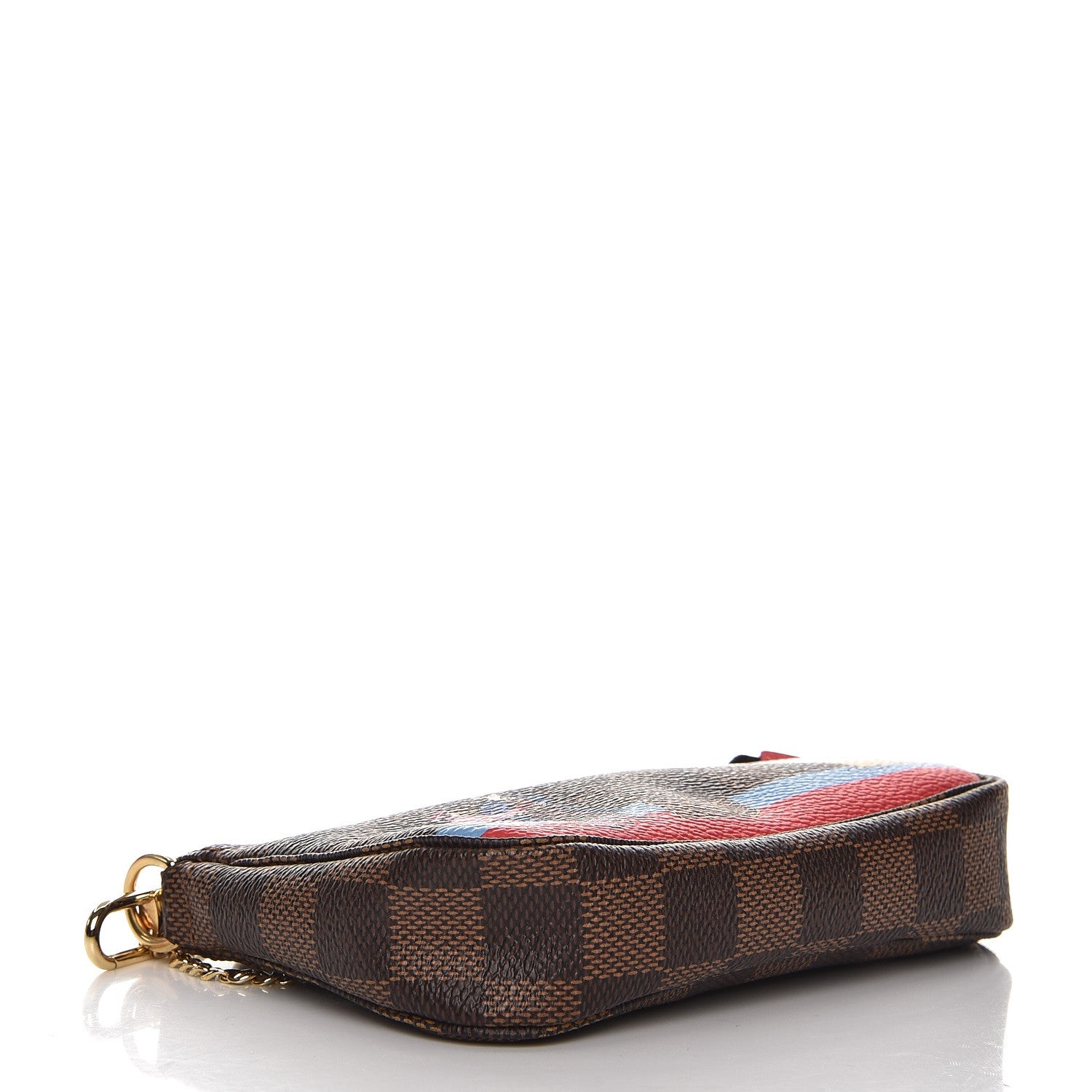 Louis Vuitton Damier Ebene 2016 Christmas Animation Mini Pochette Accessories 4 of 8