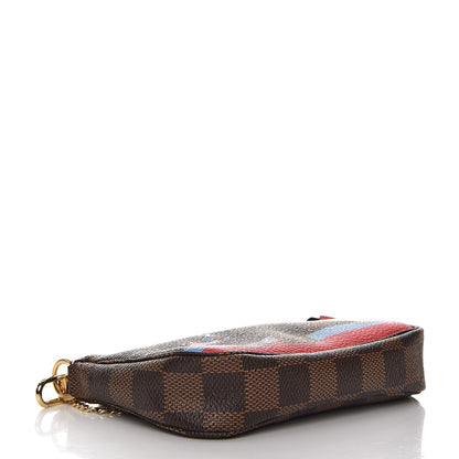Louis Vuitton Damier Ebene 2016 Christmas Animation Mini Pochette Accessories 4 of 8