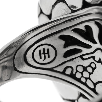 John Hardy Sterling Silver Black Sapphire Kali Lava Ring 59 8.75 4 of 4