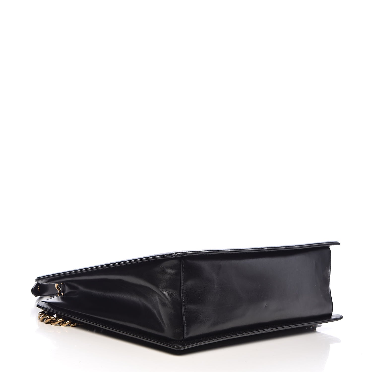 Chanel Glazed Calfskin Boy Tote Black 4 of 17
