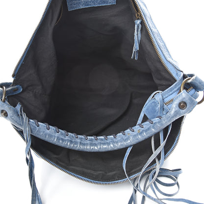 Balenciaga Chevre Classic Hardware Day Hobo Cornflower Bleu 4 of 15