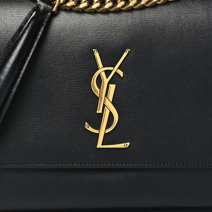 Saint Laurent Calfskin Medium Monogram Sunset Black 8 of 11