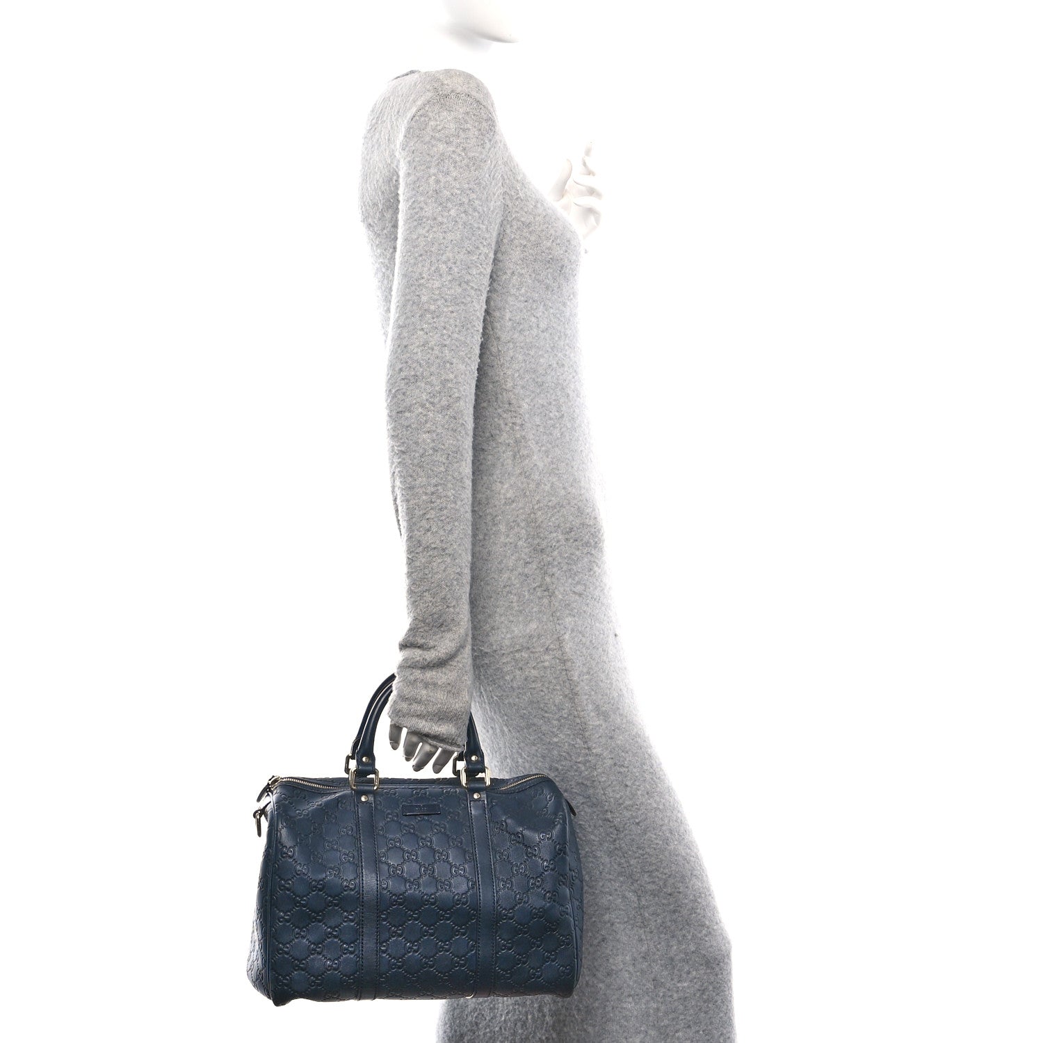 Gucci Guccissima Medium Joy Boston Black 3 of 10