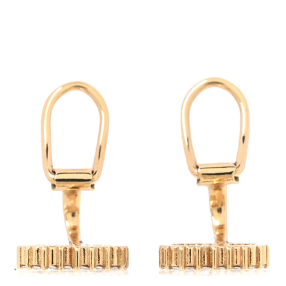 Christian Dior Crystal Clair D Lune Clip On Earrings Gold 3 of 4