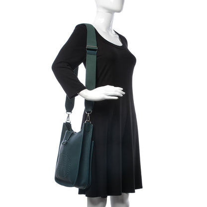 Hermes Taurillon Clemence Evelyne III PM Vert Cypress 2 of 8