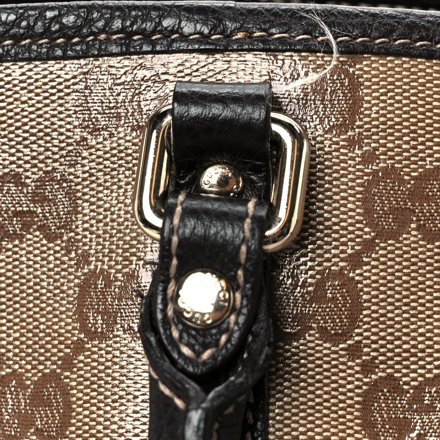 Crystal Monogram Medium Joy Tote Beige Ebony Testa Di Moro
