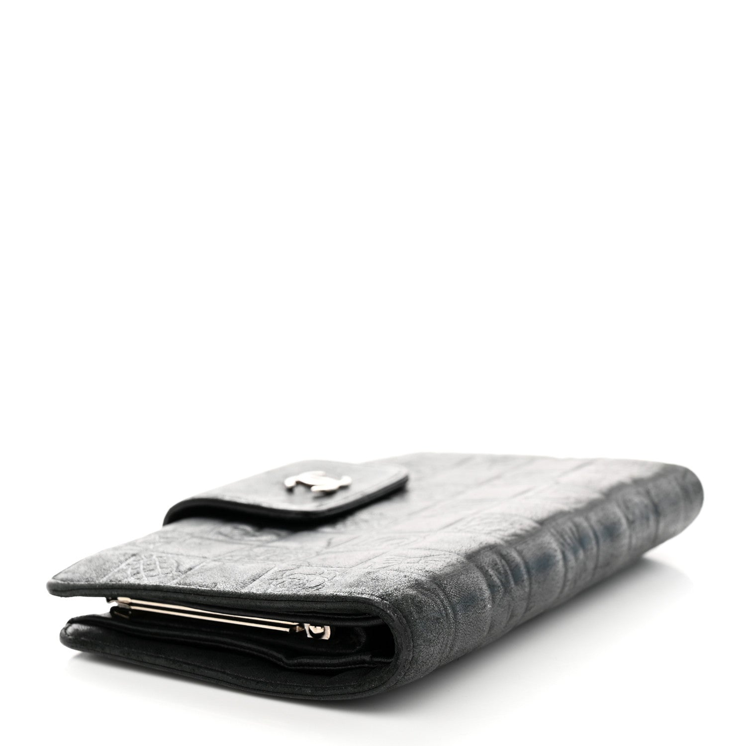 Chanel Calfskin Lucky Symbols French Wallet Black 4 of 11