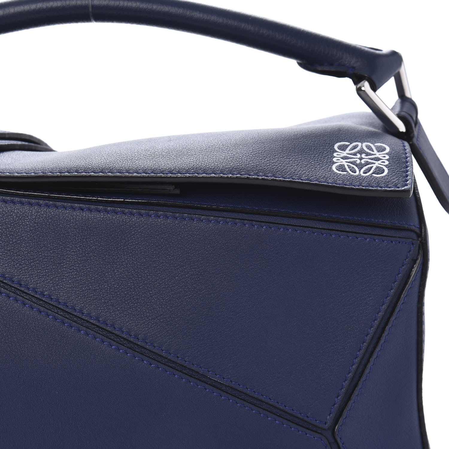 Loewe Calfskin Small Puzzle Bag Marine 10 of 10