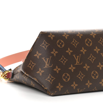 Louis Vuitton Monogram Beaubourg Hobo Mini Bordeaux Red Peach Safran Blue Jean Blue 13 of 20