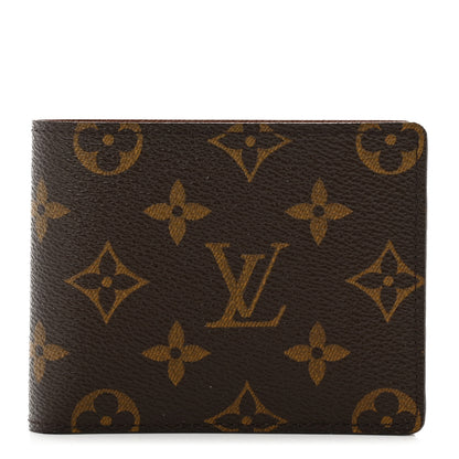 Louis Vuitton Monogram Mens Porte-Billets 3 Card Billfold Wallet 1 of 6