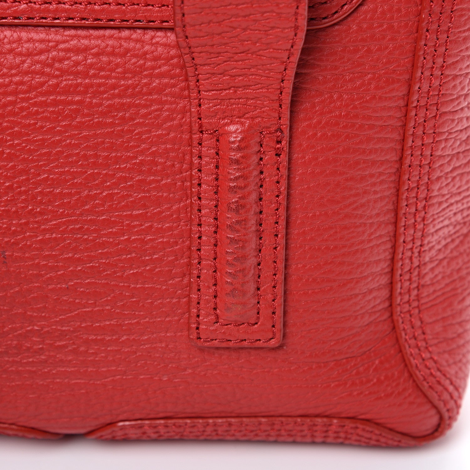 3.1 Phillip Lim 3.1 Textured Calfskin Mini Pashli Satchel Red 14 of 18