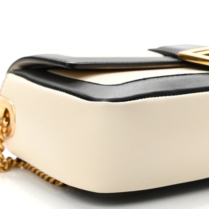Fendi Nappa Apolo Bi-Color Chain Baguette Uovo Black 10 of 12