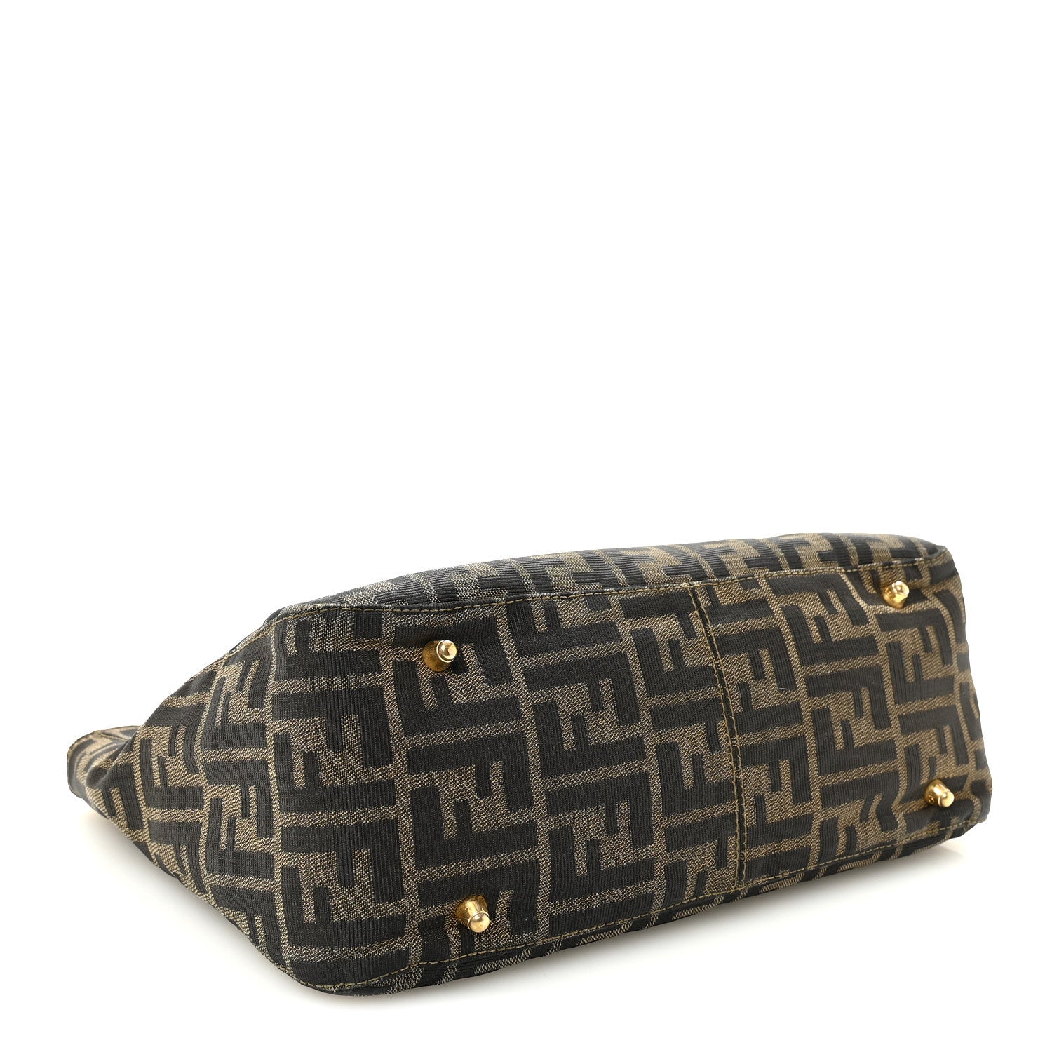 Fendi Zucca Small Holdall Tote Tobacco 4 of 9