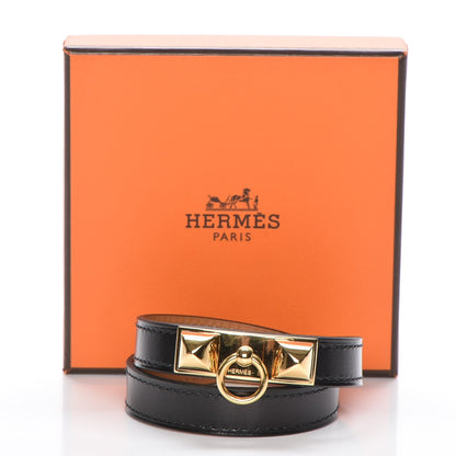 Hermes Box Rivale Double Tour Bracelet S Black 6 of 6