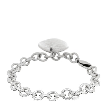 Tiffany Sterling Silver Notes Round Tag Charm Bracelet 2 of 3