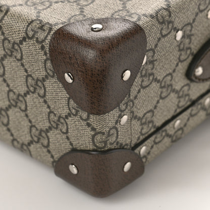 Gucci GG Supreme Monogram Globe-Trotter Beauty Case Brown 9 of 9