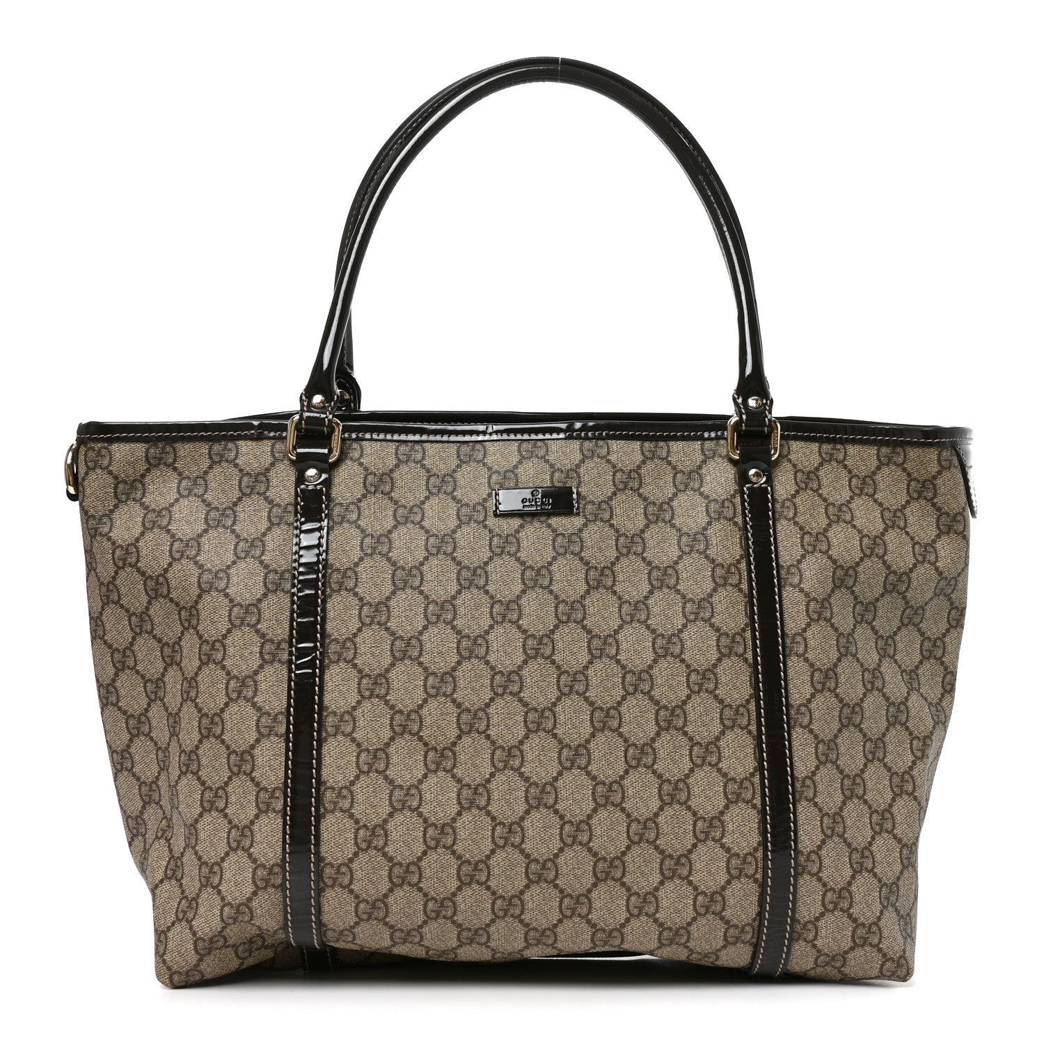 Gucci GG Plus Monogram Medium Joy Tote Dark Brown 1 of 10