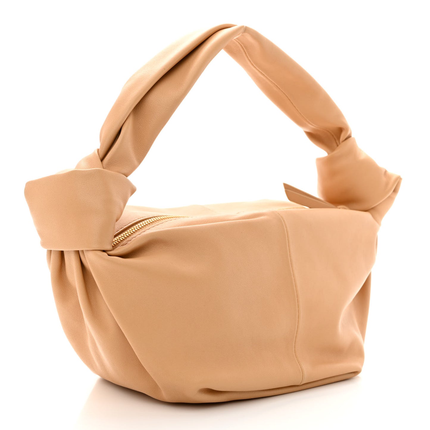 Calfskin Mini Double Knot Bag Almond