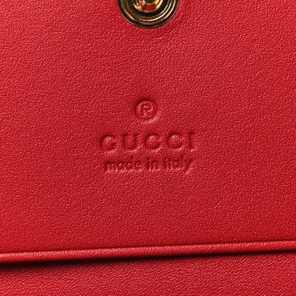 Gucci GG Supreme Monogram Blooms Card Case Beige Blue Navy Hibiscus Red 6 of 11