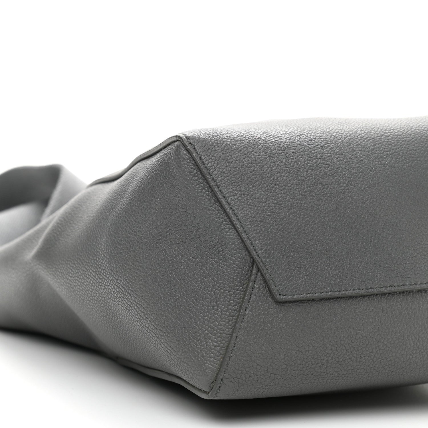 Celine Soft Grained Calfskin Small Sangle Bucket Bag Grey 6 of 7