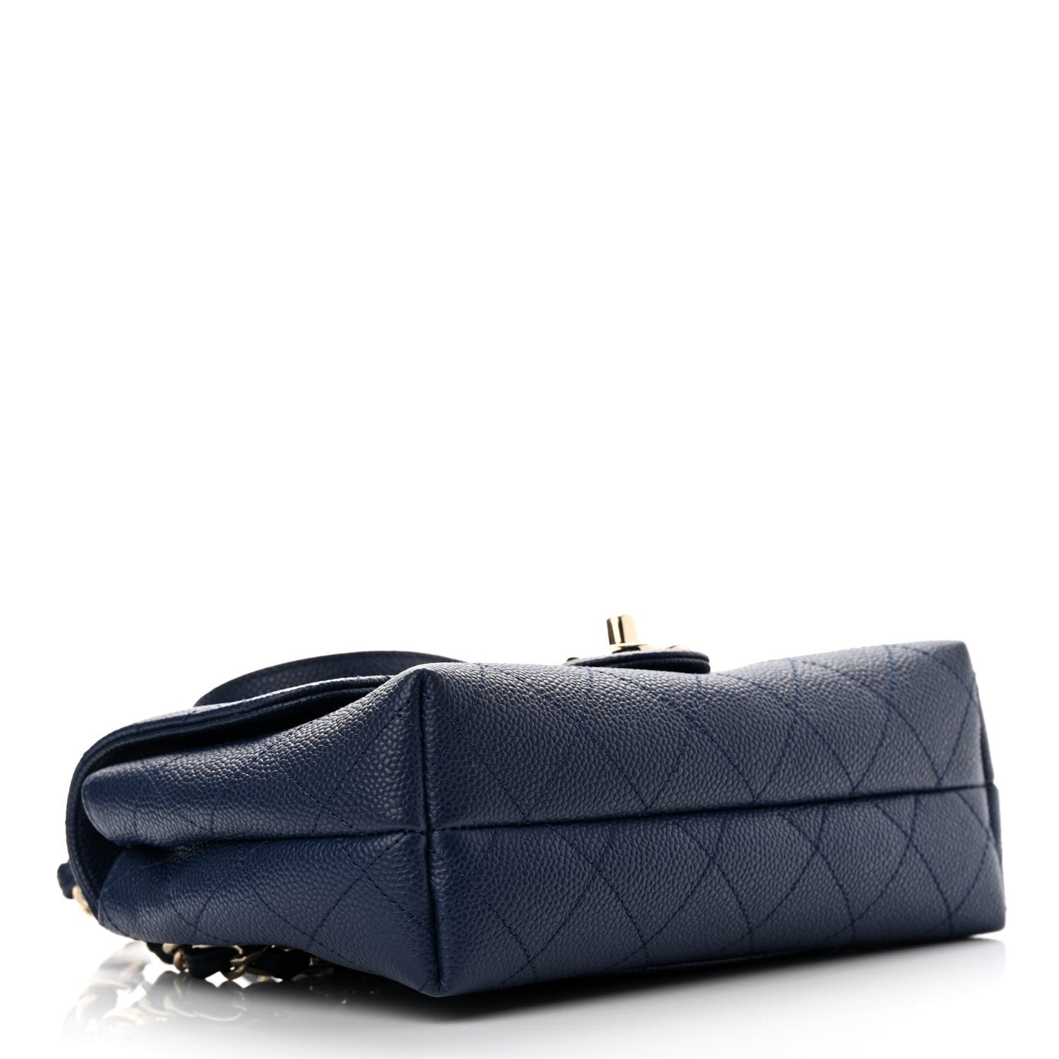 Chanel Caviar Quilted Small City Walk Flap Navy Blue 4 of 11