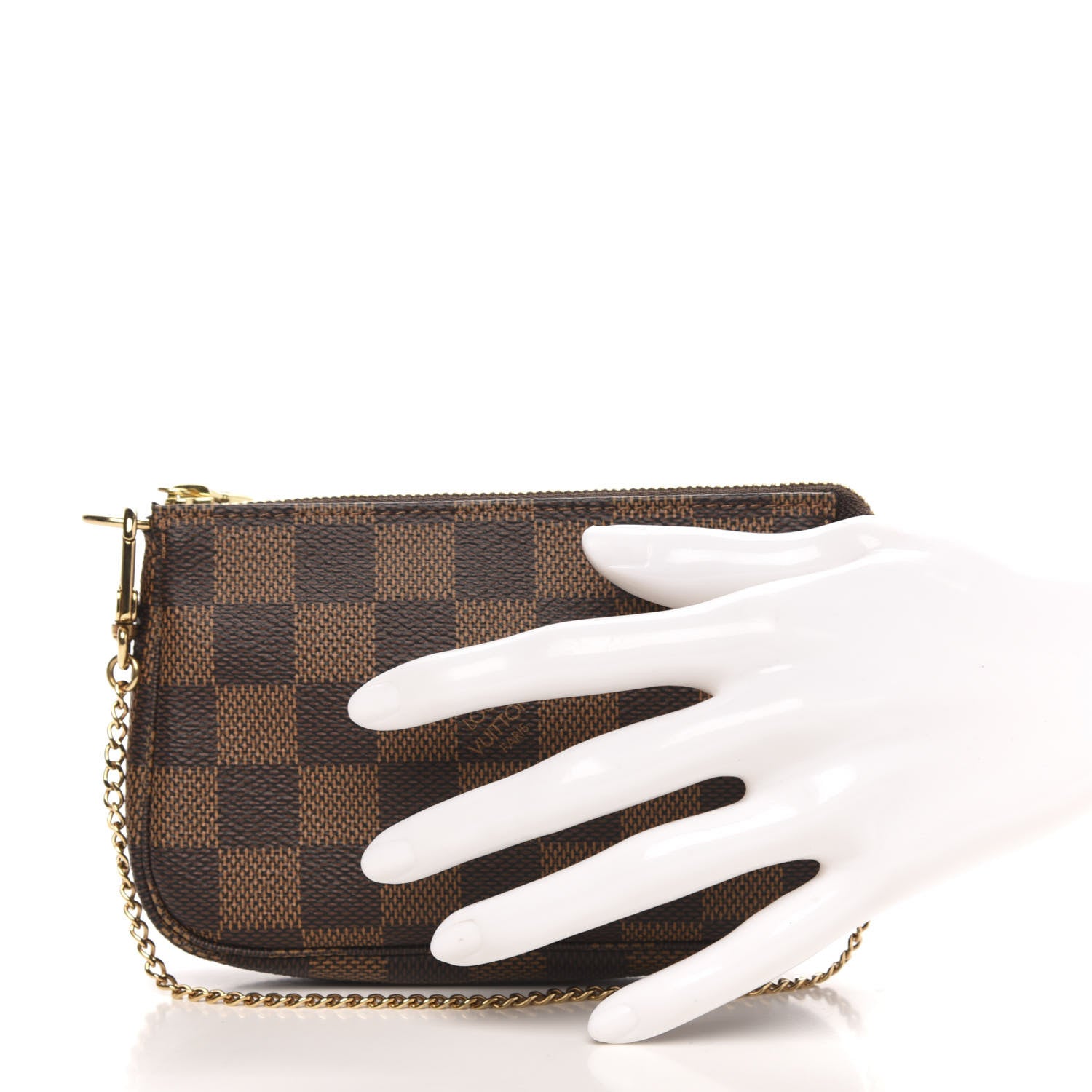 Louis Vuitton Damier Ebene Mini Pochette Accessories 2 of 10