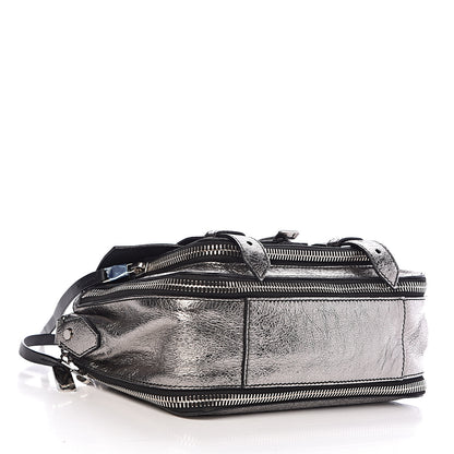 Proenza Schouler Metallic Lambskin Tiny PS1 Satchel Silver 4 of 15