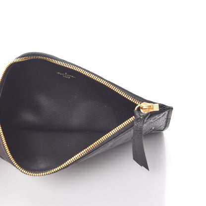 Louis Vuitton Empreinte Felicie Chain Wallet Zippered Insert Black 5 of 6