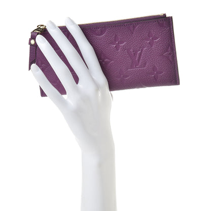 Louis Vuitton Empreinte Curieuse Wallet Zippered Insert Amethyste 2 of 6