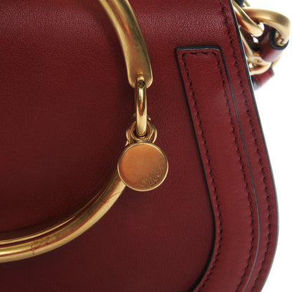 Chloe Calfskin Suede Small Nile Bracelet Bag Intense Red 11 of 11