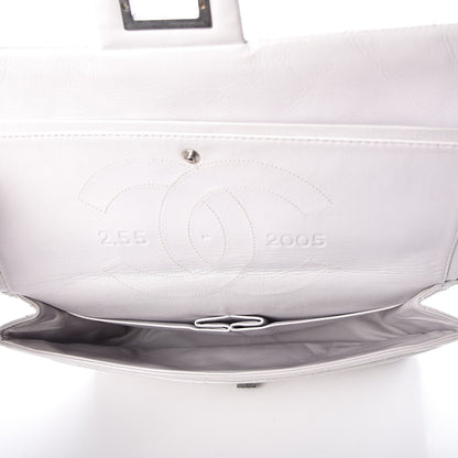 Chanel Aged Calfskin Quilted 50th Anniversary 2.55 Reissue 227 Flap White 5 of 10