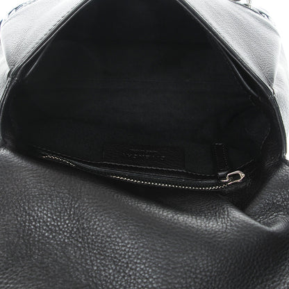 Givenchy Waxy Grained Calfskin Mini Pandora Pure Flap Bag Black 6 of 8