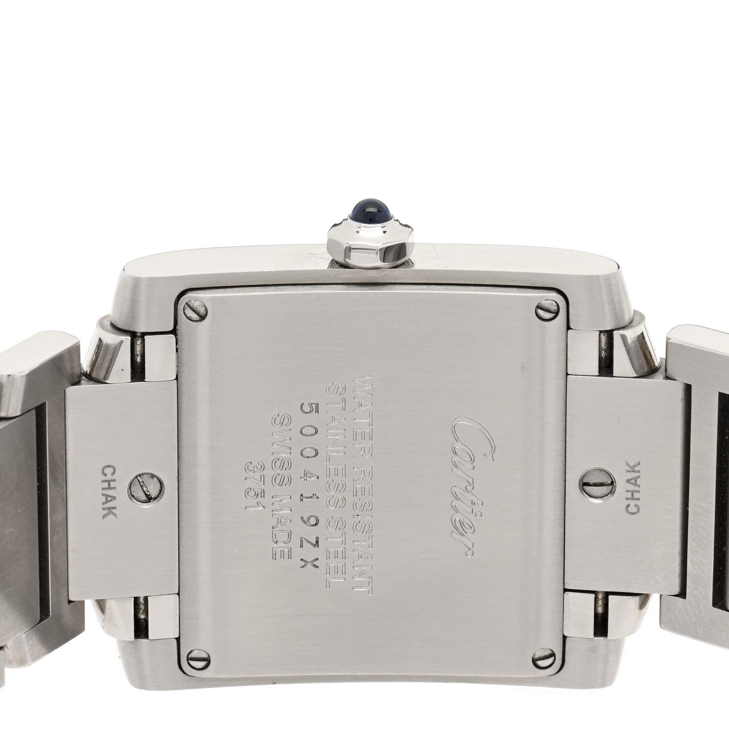 Cartier Stainless Steel 20mm Tank Francaise Quartz Watch 4 of 4