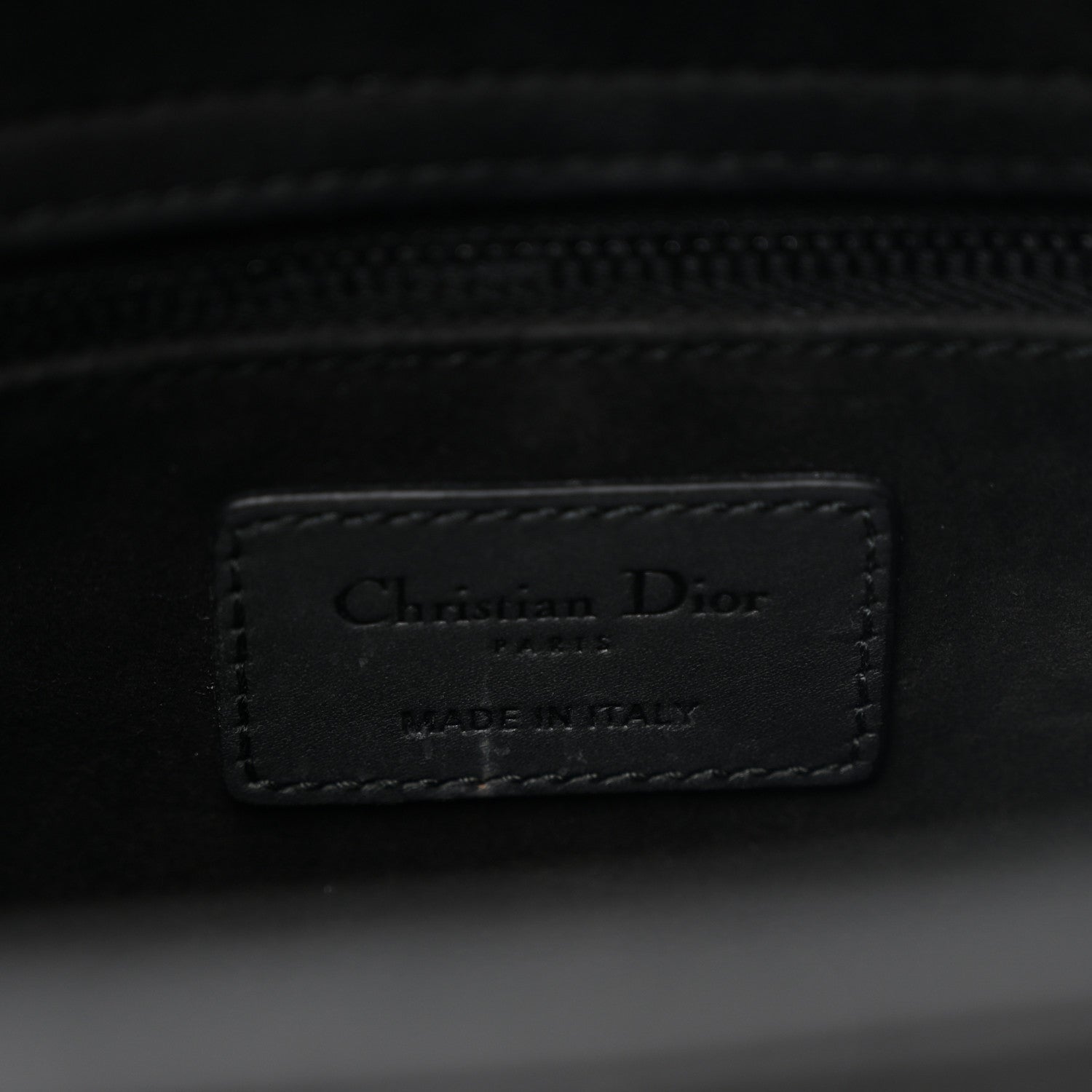 Christian Dior Ultra Matte Calfskin Cannage Medium Lady Dior Black 6 of 10