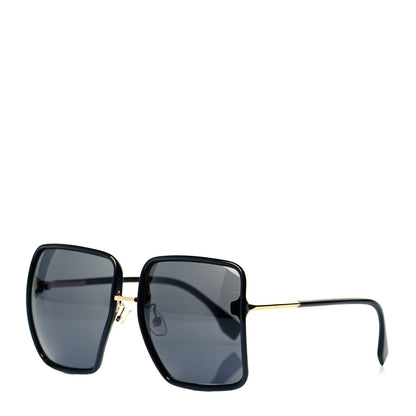 Fendi Square Sunglasses FF 0402/S Black 1 of 7