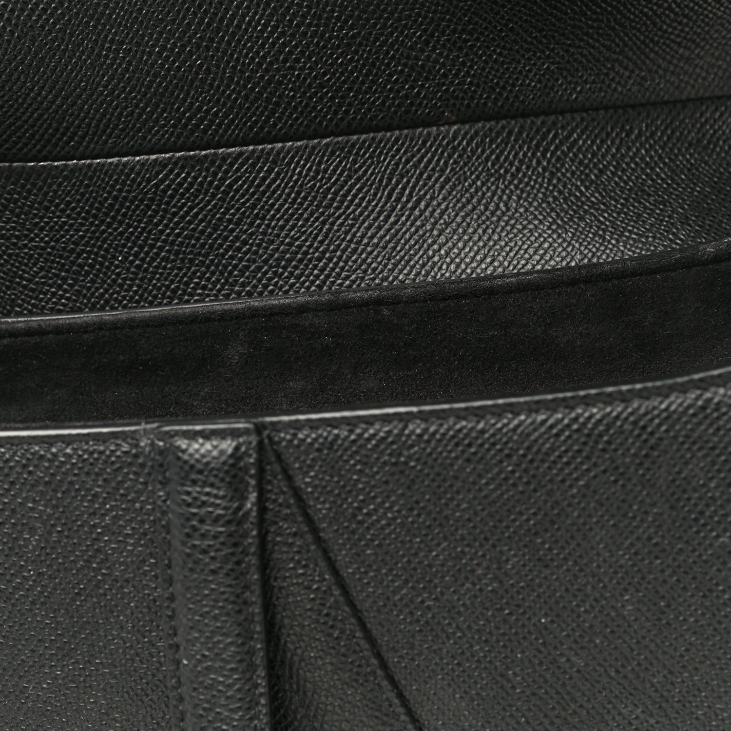 Christian Dior Grained Calfskin Saddle Bag Black 13 of 15