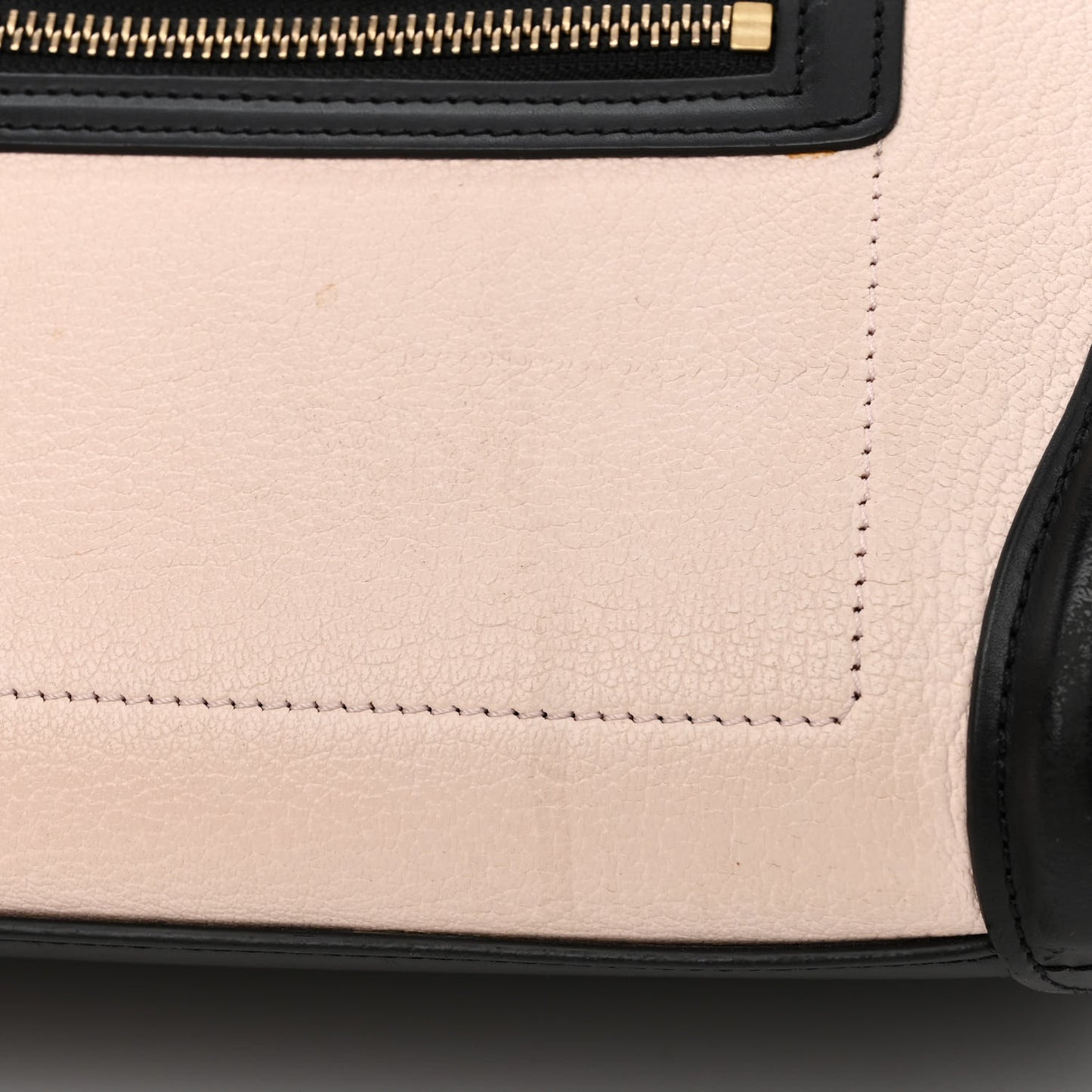 Goatskin Smooth Calfskin Micro Tri-Color Luggage Olive