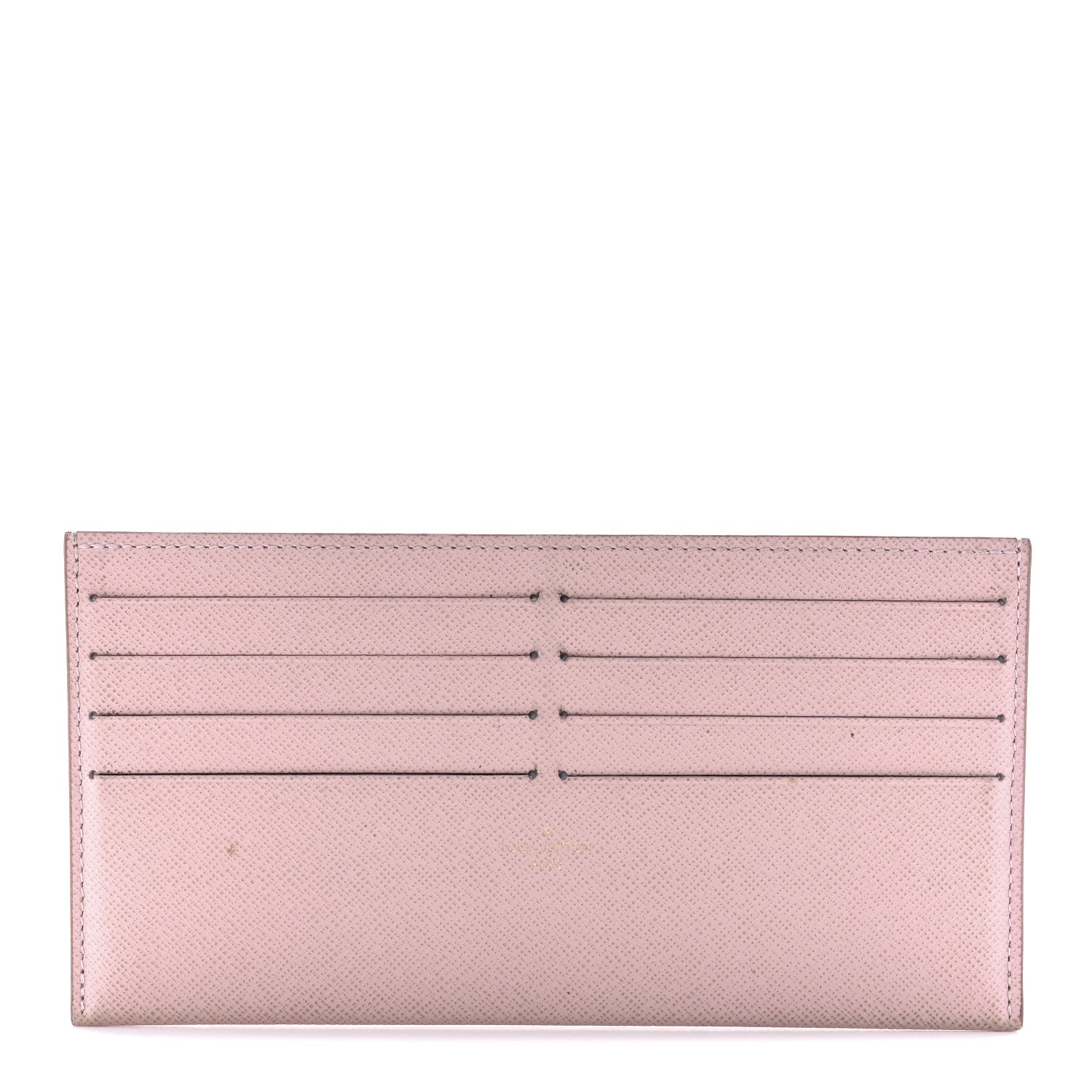 Louis Vuitton Calfskin Felicie Card Holder Insert Rose Ballerine 1 of 9