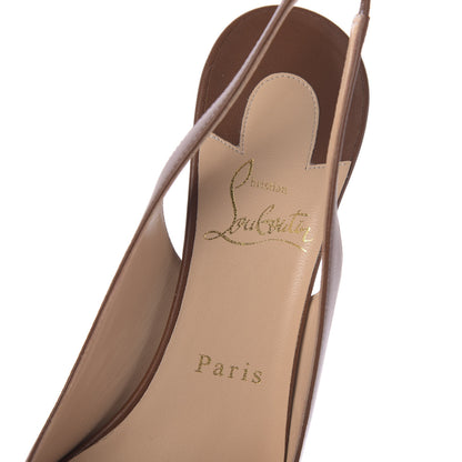 Christian Louboutin Nappa Clare Sling 80 Pumps 38 Cuoio 7 of 9